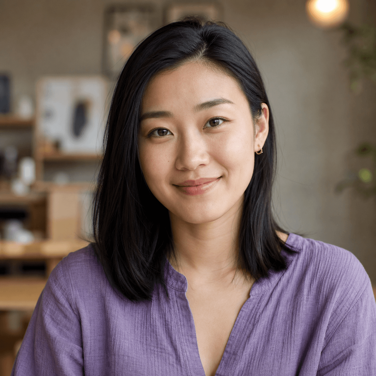 AI-generated portrait for Lena S., a demo participant