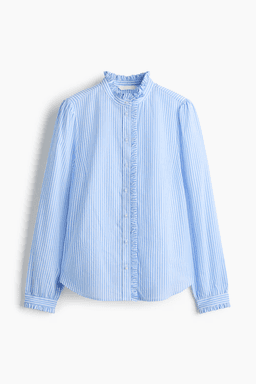 Ruffle-Trimmed Blouse